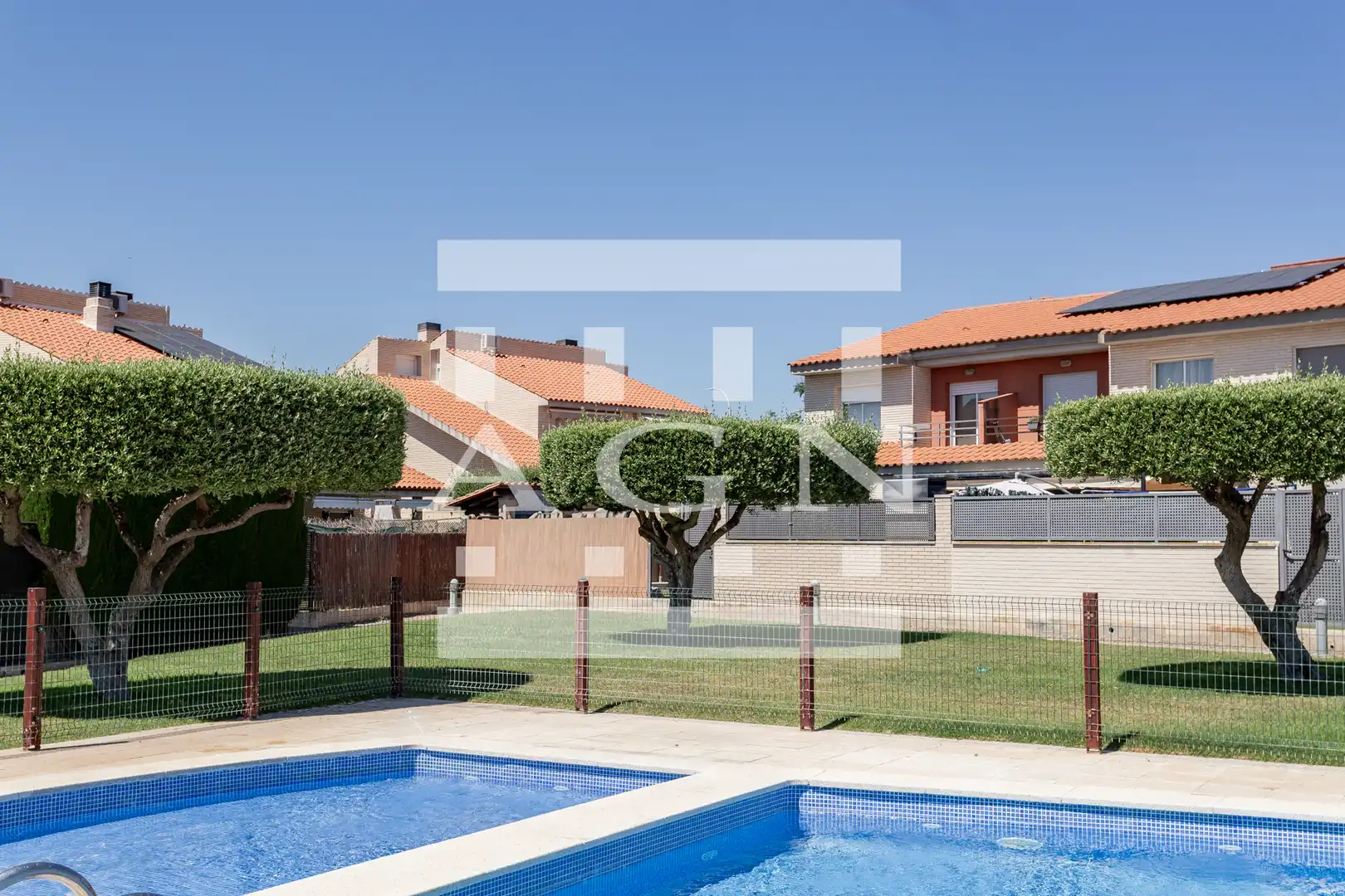 Garten von Einfamilien-Reihenhaus zum Verkauf in Cambrils mit Klimaanlage, Heizung und Privatgarten