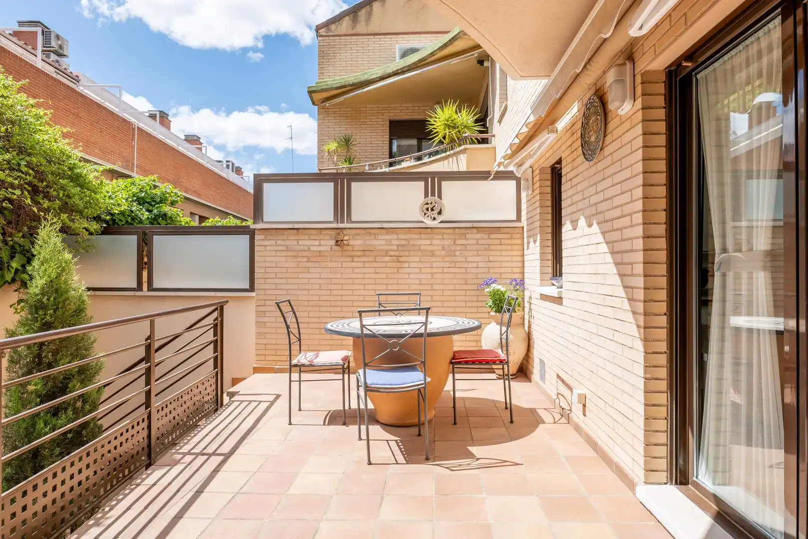 Terrace of Duplexes for sale in Zaragoza  with Air Conditioner, Heating and Private garden
