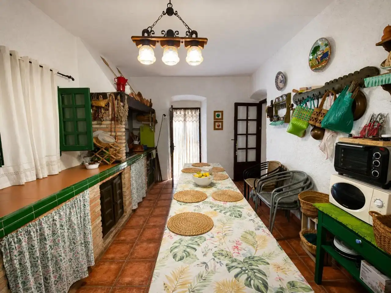 Cuina de Finca rústica en venda en Guareña amb Jardí privat, Terrassa i Piscina