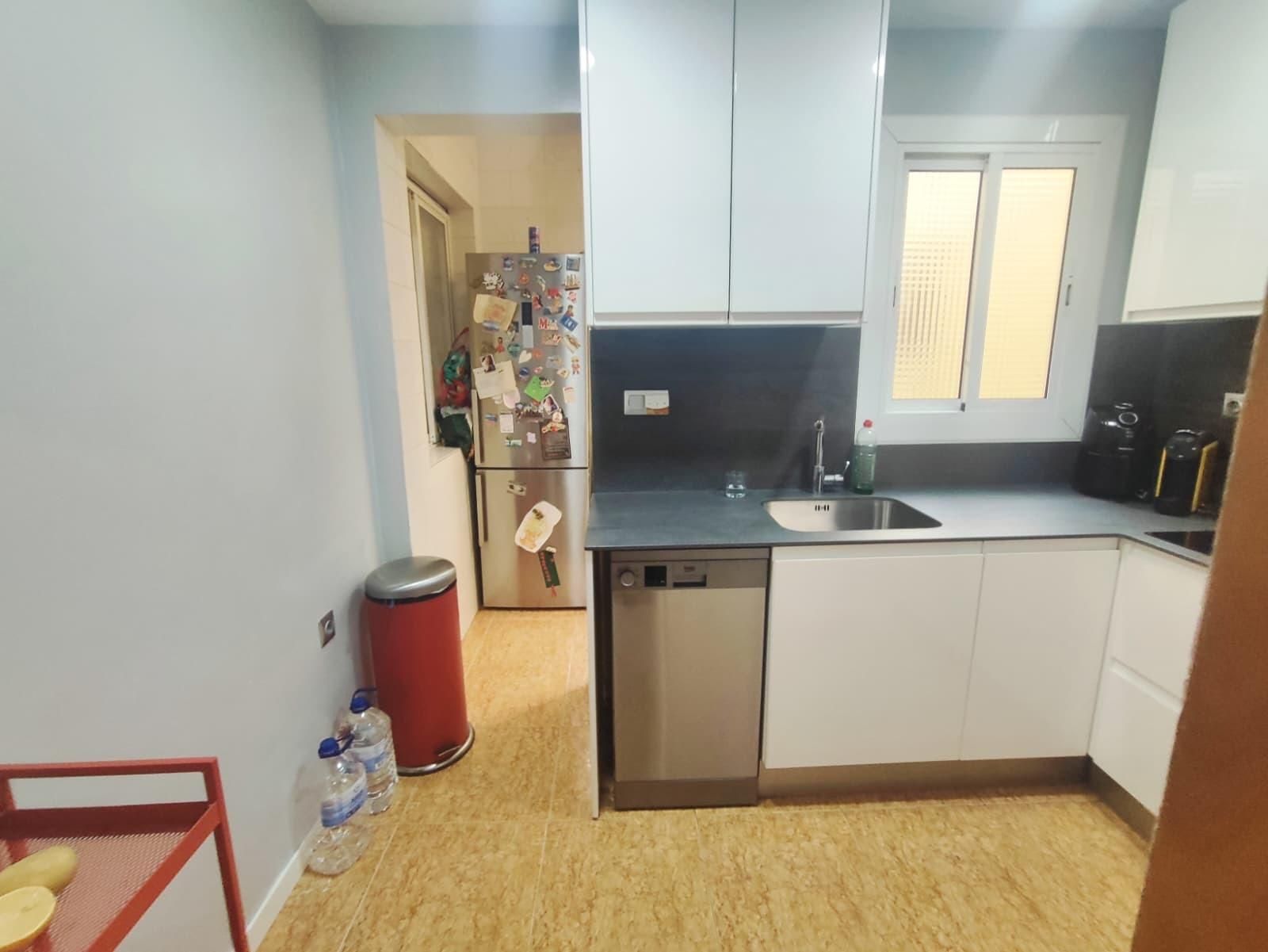 Kitchen of Flat for sale in Sabadell  with Heating, Terrace and Storage room