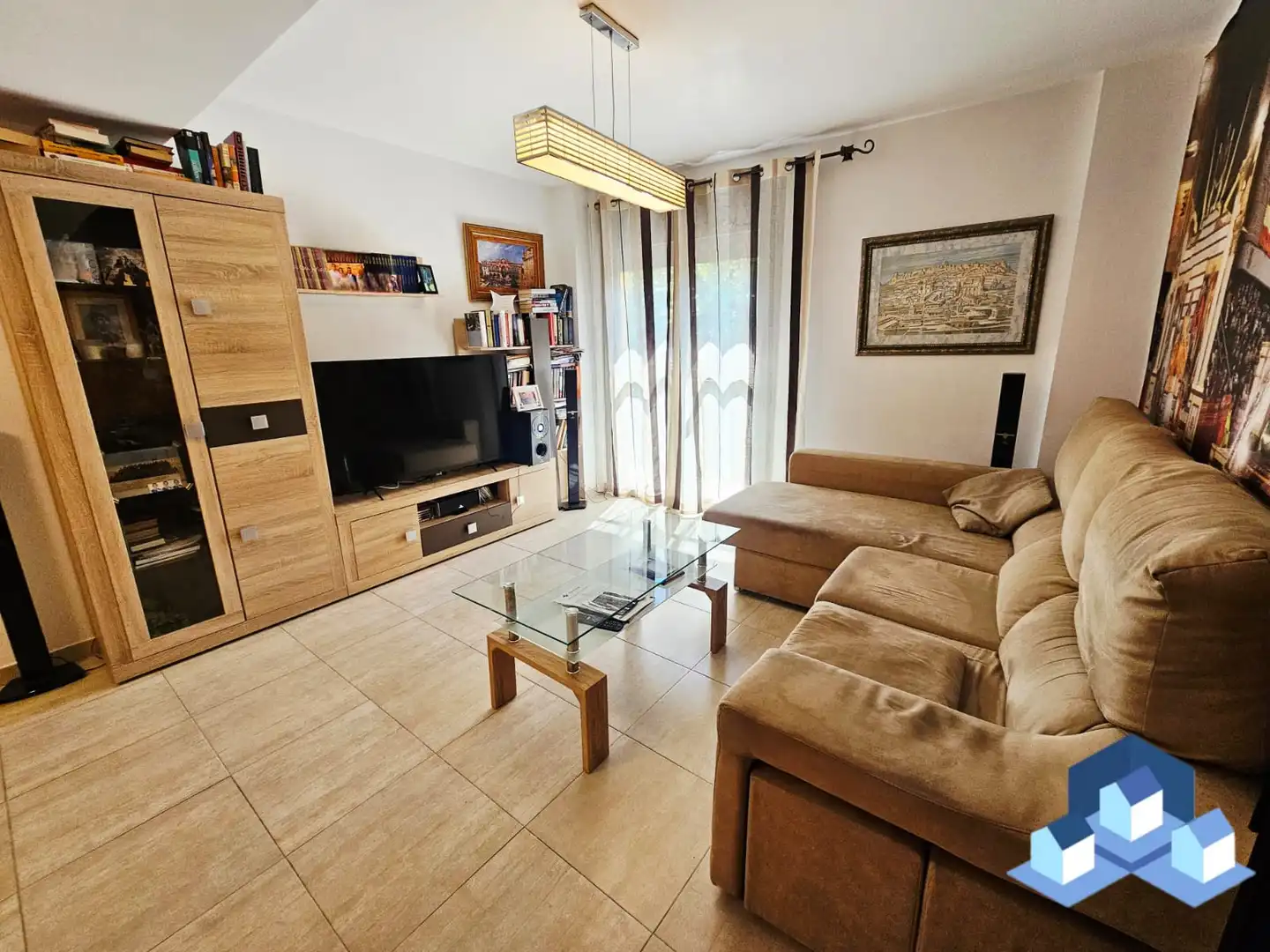 Wohnzimmer von Wohnungen zum Verkauf in Lorca mit Klimaanlage, Heizung und Möbliert