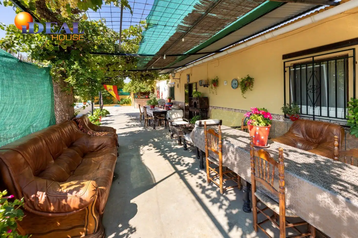 Terraza de Finca rústica en venta en Alhama de Granada con Aire acondicionado, Jardín privado y Terraza