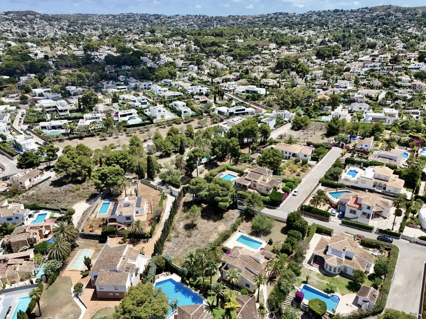 Vista exterior de Casa o xalet en venda en Jávea / Xàbia amb Aire condicionat, Jardí privat i Terrassa