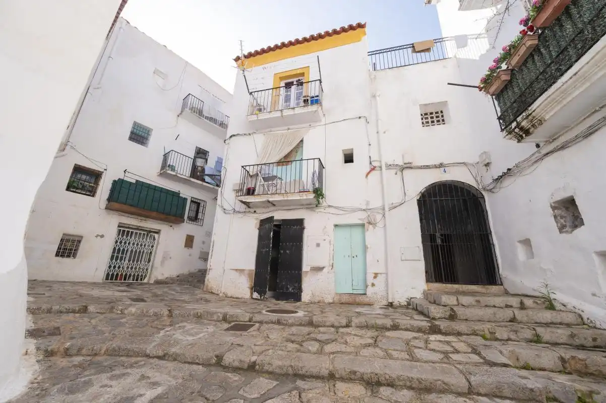Exterior view of Flat for sale in Eivissa  with Air Conditioner, Heating and Terrace