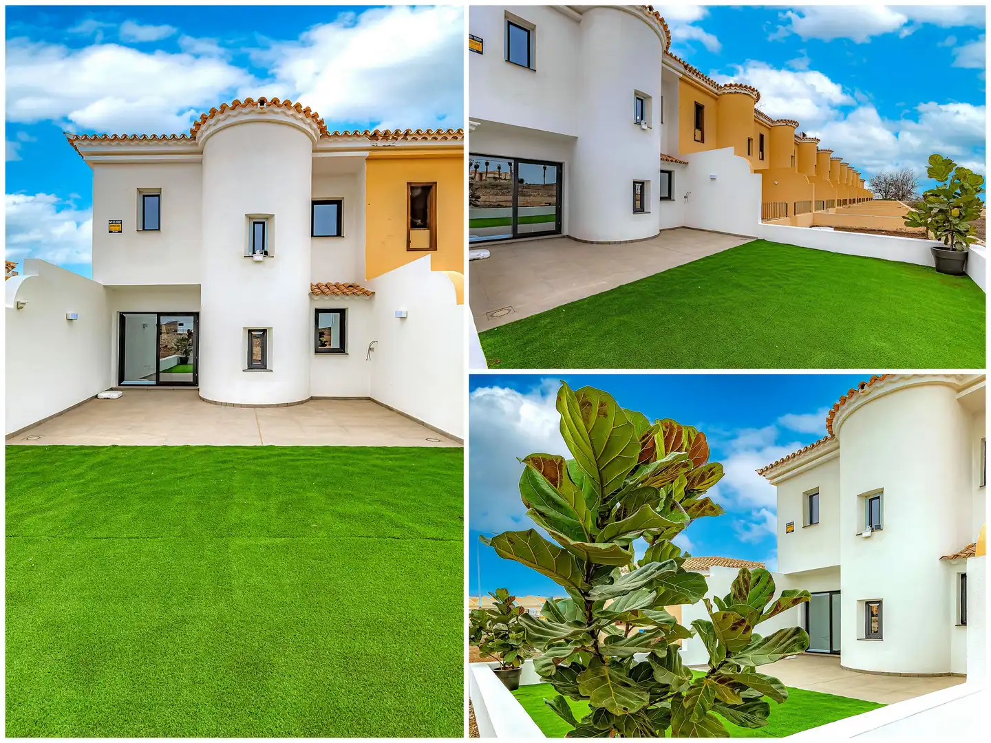 Vista exterior de Casa adosada en venta en San Miguel de Abona con Jardín privado, Terraza y Piscina