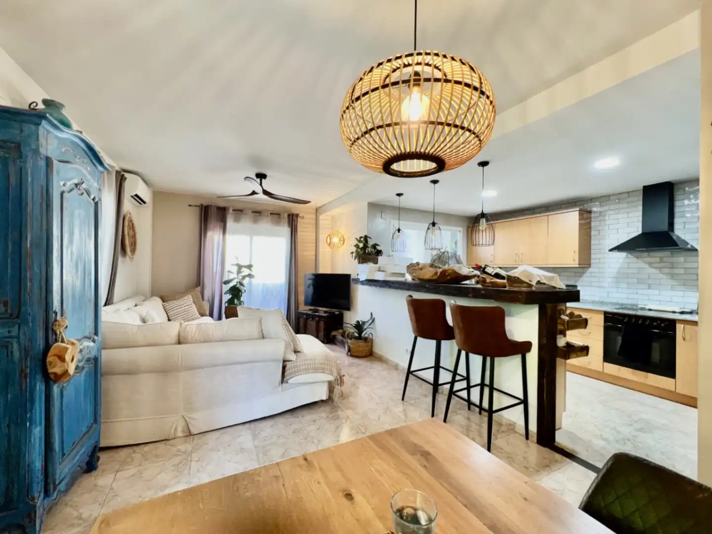 Living room of Flat for sale in Jávea / Xàbia  with Air Conditioner and Balcony