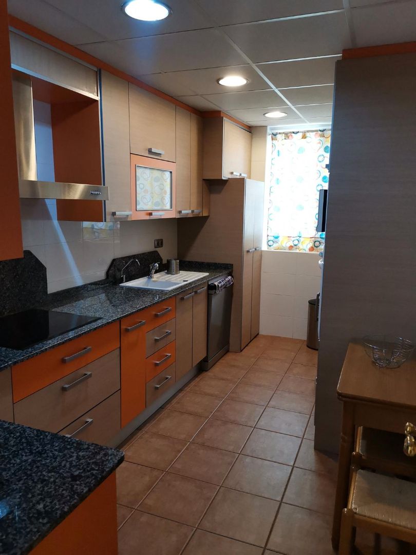 Kitchen of Flat for sale in  Murcia Capital  with Air Conditioner, Furnished and Oven