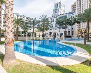 Swimming pool of Flat to rent in Tavernes Blanques  with Air Conditioner, Heating and Parquet flooring