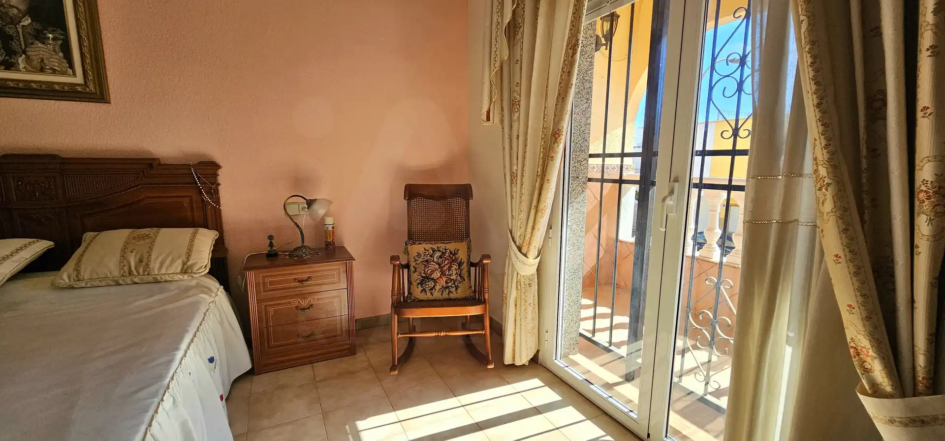 Balcony of Houses for sale in Roquetas de Mar  with Air Conditioner, Heating and Terrace