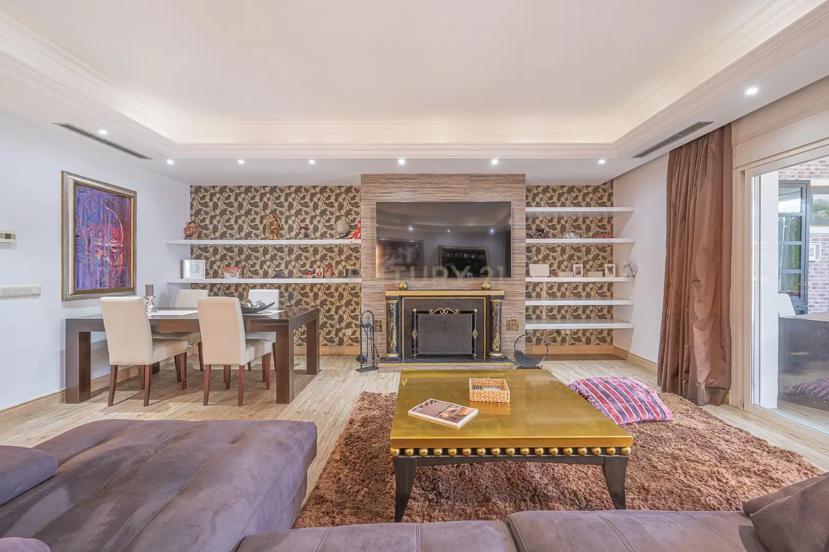 Living room of Apartments for rent in Marbella  with Air Conditioner, Private garden and Furnished