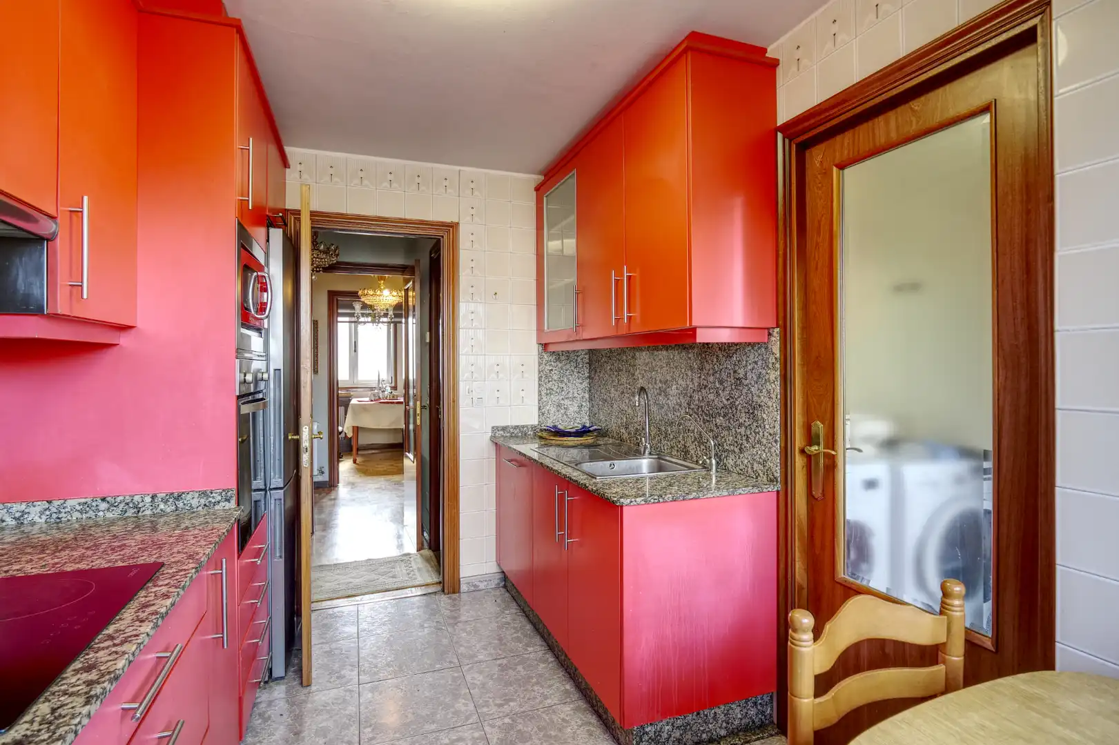 Cocina de Piso en venta en A Coruña Capital  con Calefacción, Parquet y Trastero