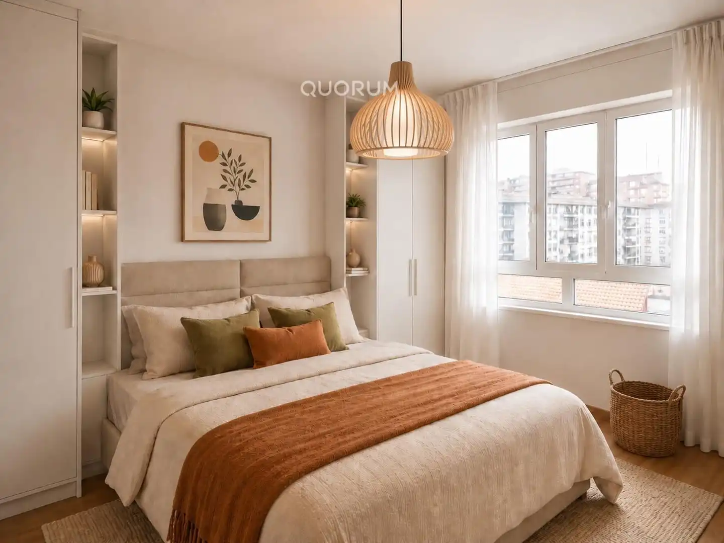 Bedroom of Flat for sale in Bilbao   with Heating and Furnished