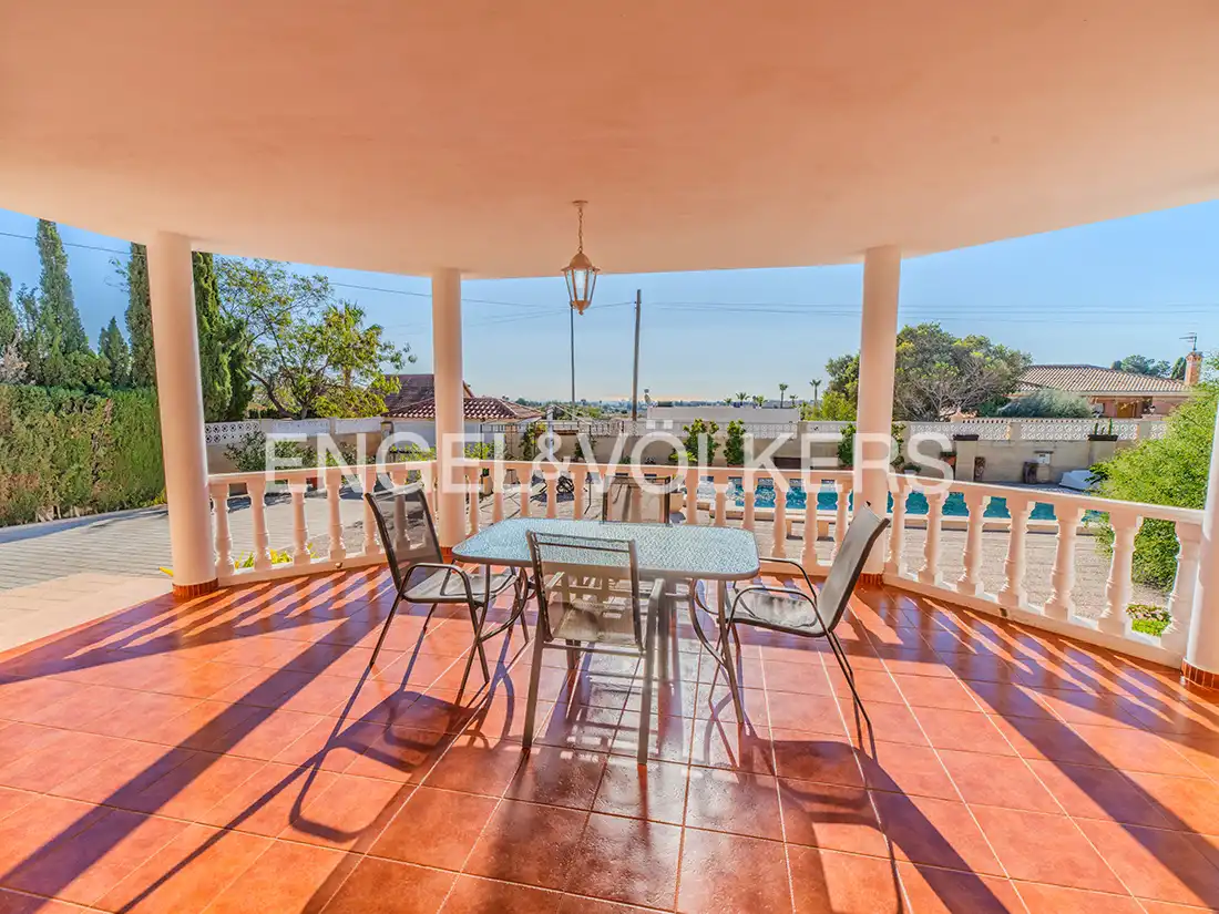 Vista exterior de Casa o chalet en venta en Mutxamel con Aire acondicionado, Calefacción y Jardín privado