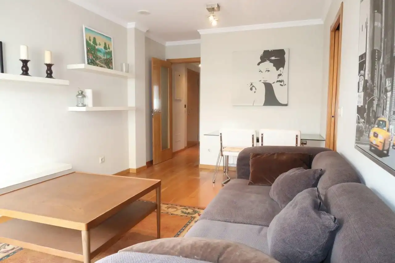 Living room of Flat for rent in A Coruña Capital   with Heating and Furnished