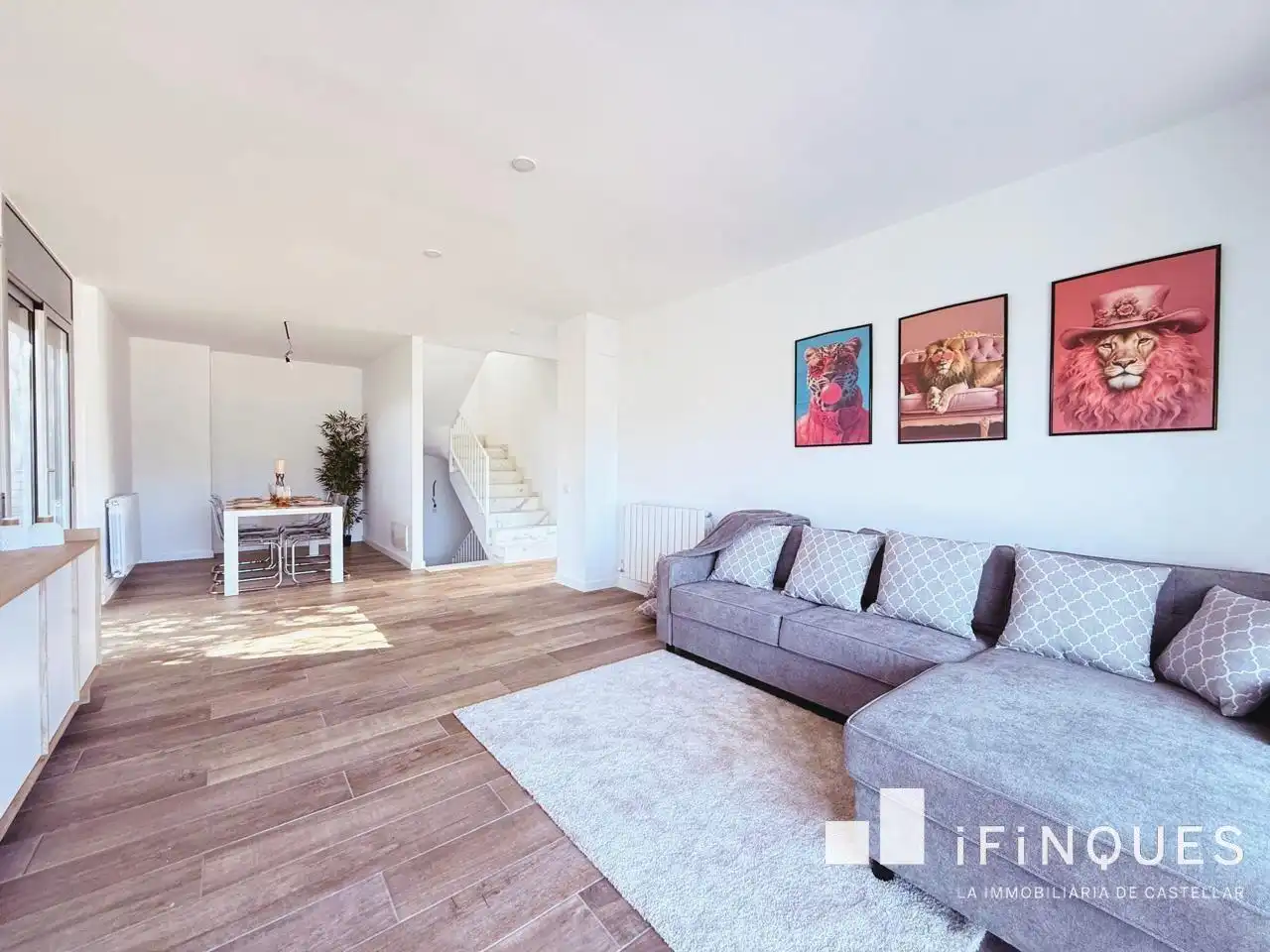 Living room of Houses for rent in Castellar del Vallès  with Air Conditioner, Heating and Private garden
