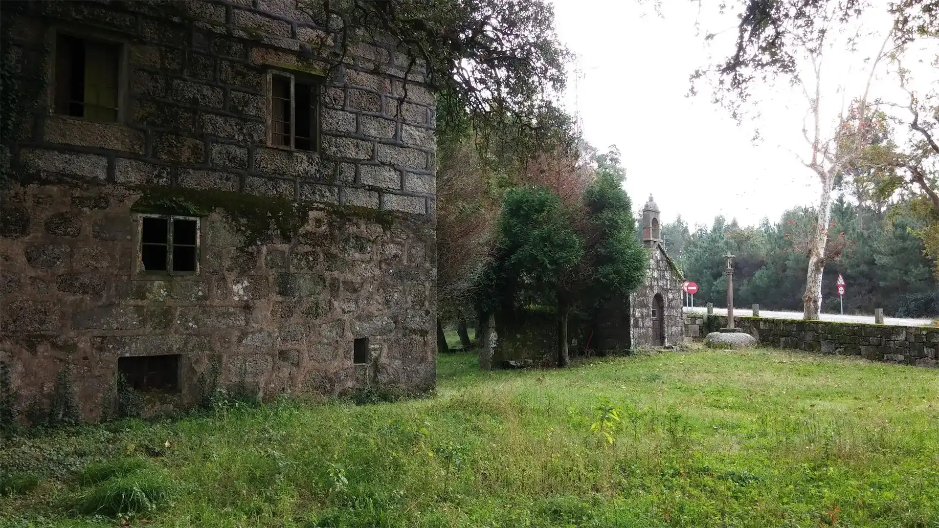 Vista exterior de Casa o xalet en venda en Vilagarcía de Arousa