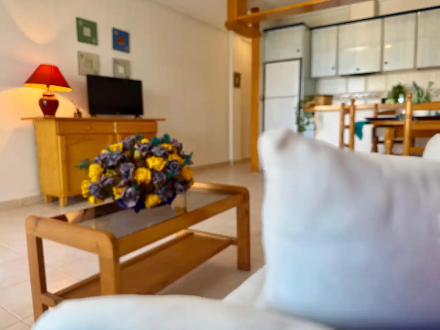 Sala de estar de Casa o chalet en venta en Torrevieja con Jardín privado, Amueblado y Piscina comunitaria
