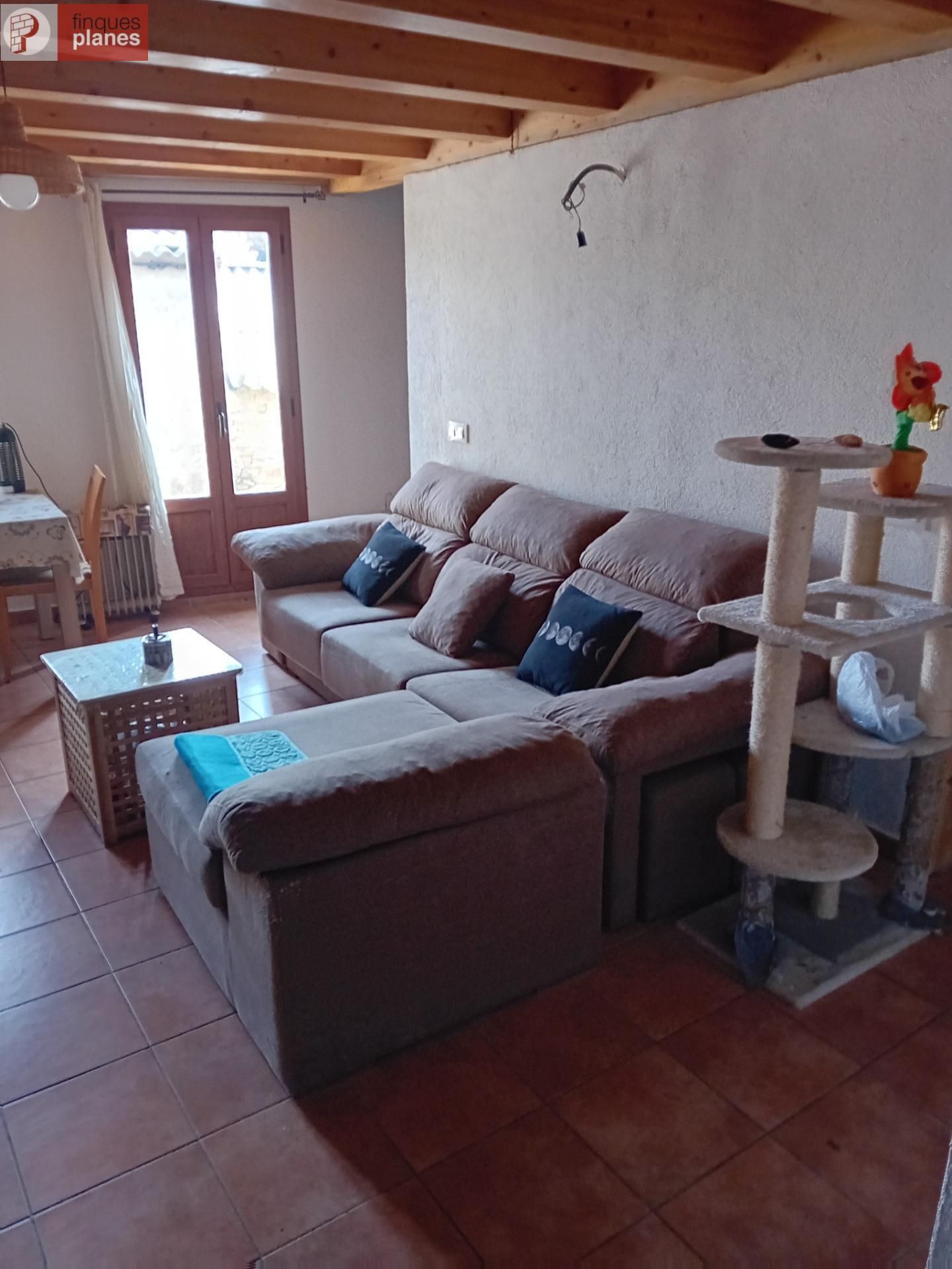 Sala d'estar de Finca rústica de lloguer en Coll de Nargó