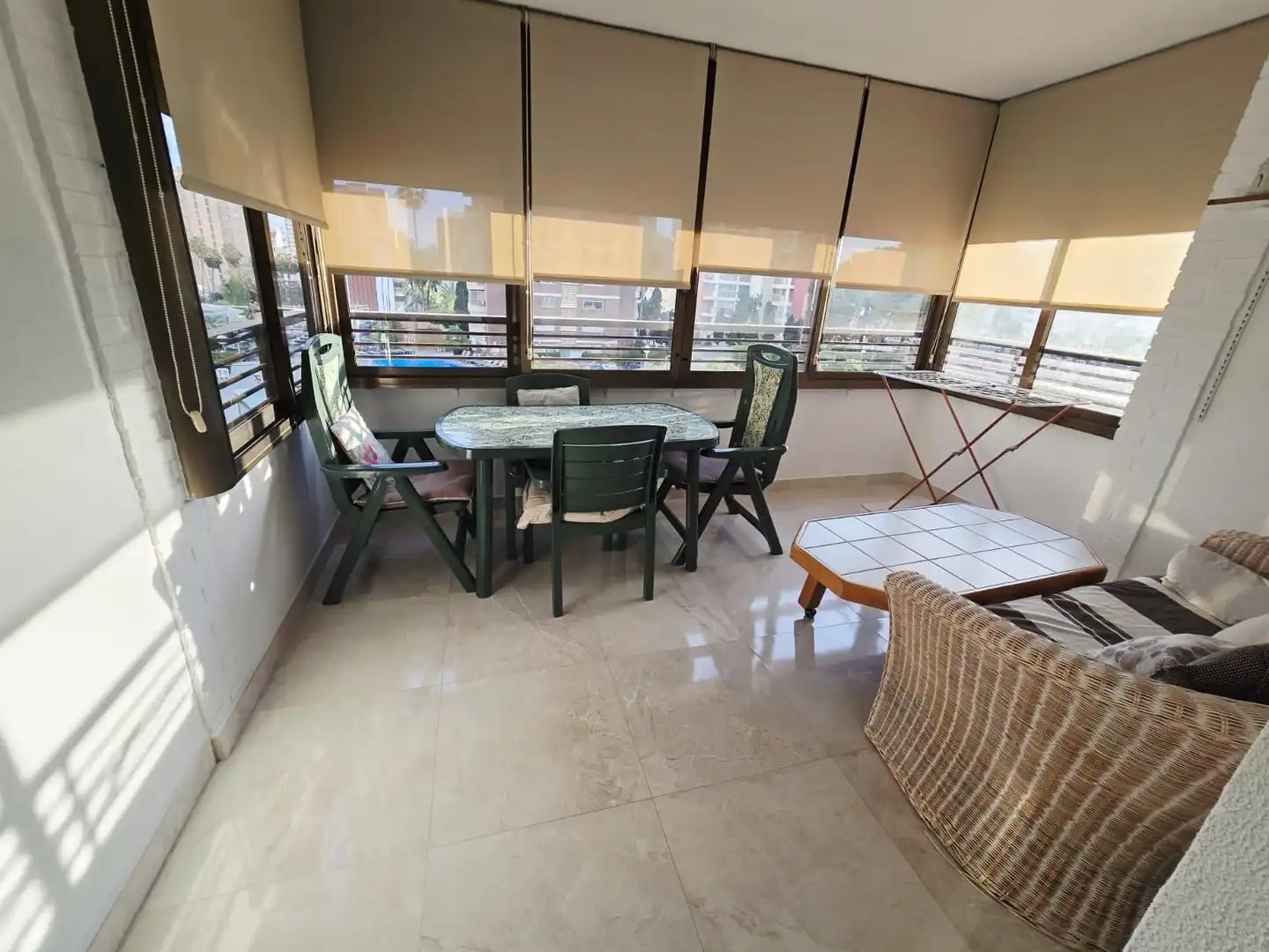 Terrace of Flat for rent in Benidorm  with Air Conditioner, Private garden and Terrace