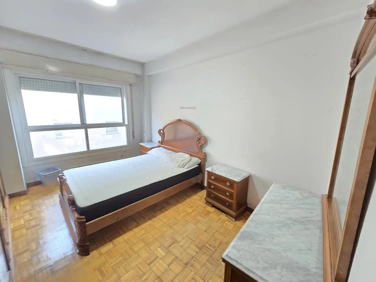 Bedroom of Flat for rent in Vigo   with Heating, Parquet flooring and Furnished