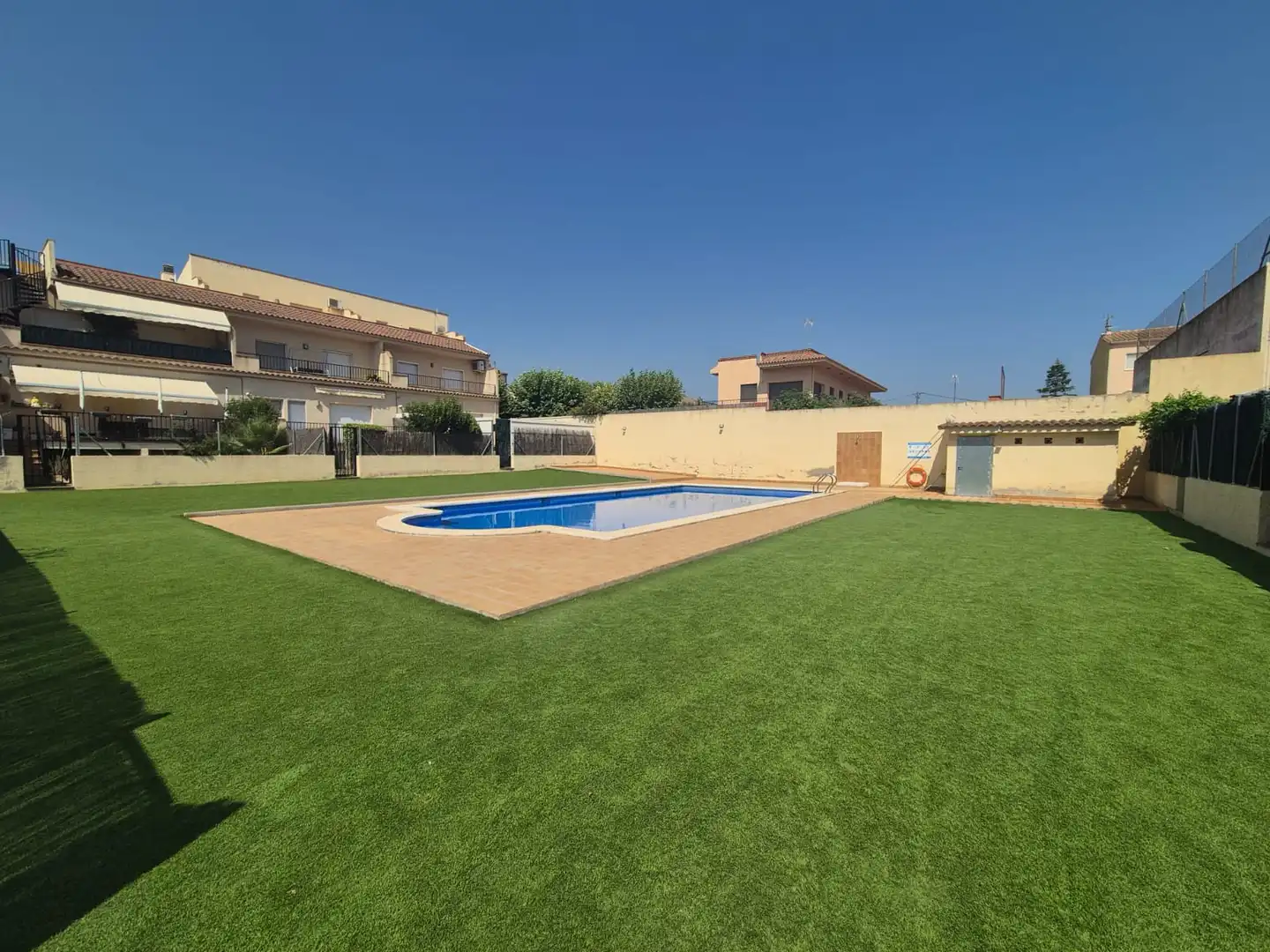 Schwimmbecken von Wohnung zum Verkauf in Sant Jaume dels Domenys mit Heizung, Schwimmbad und Balkon