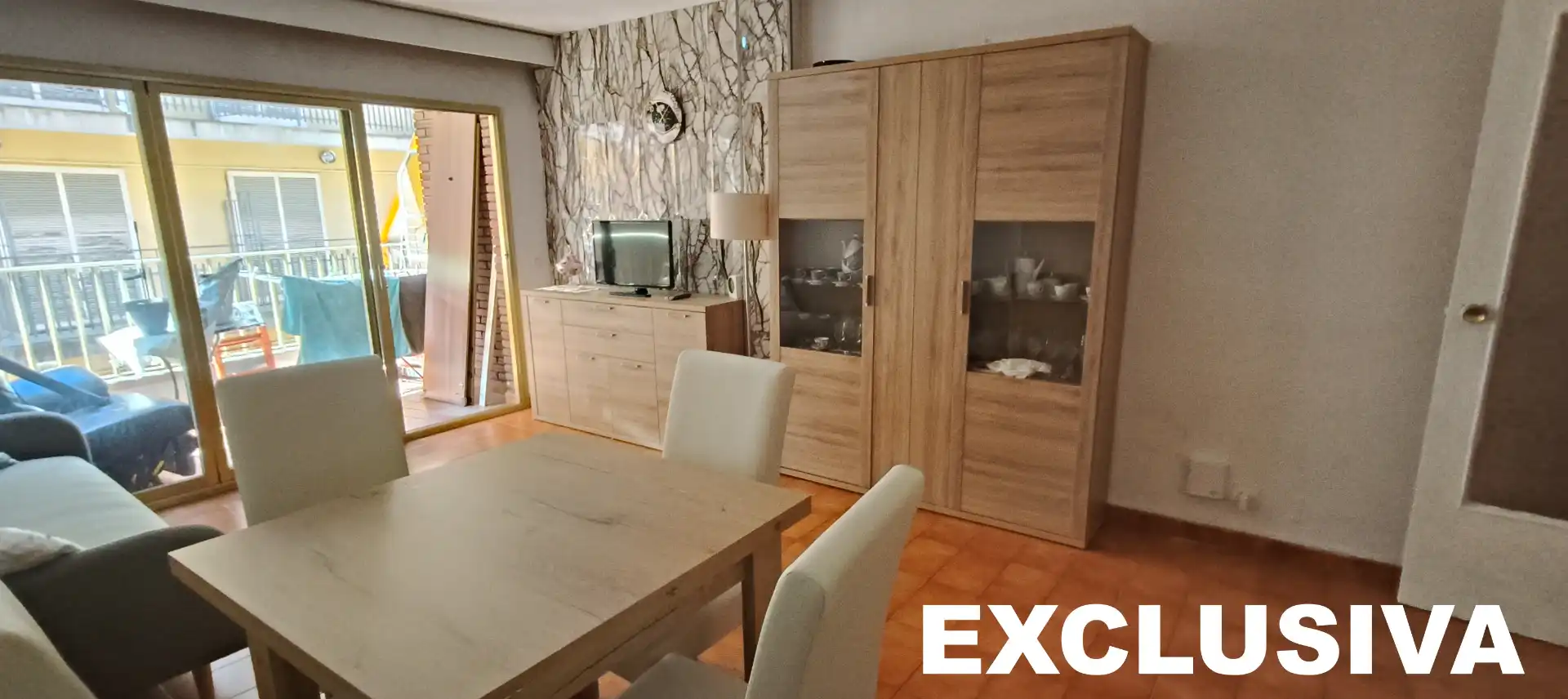 Sala d'estar de Pis en venda en Lloret de Mar amb Terrassa, Moblat i Forn