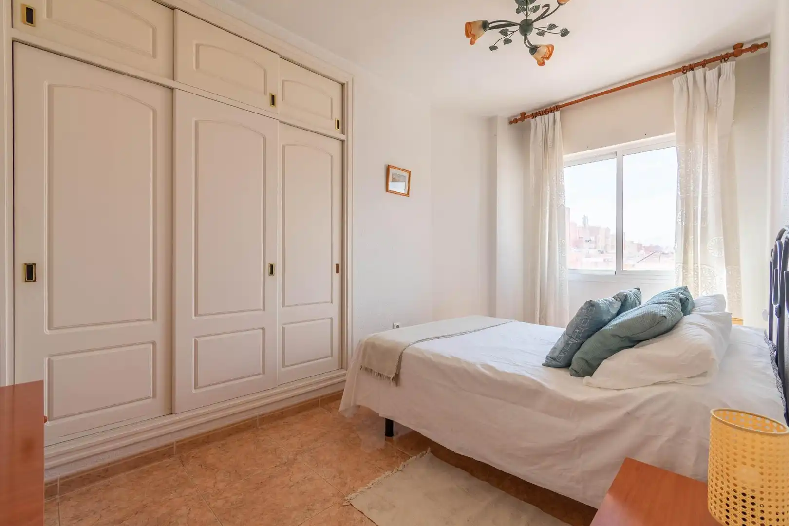 Bedroom of Flat for sale in Almería  with Terrace and Furnished