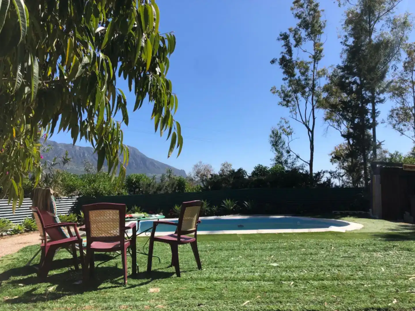 Jardí de Casa o xalet en venda en Gaucín amb Aire condicionat i Piscina