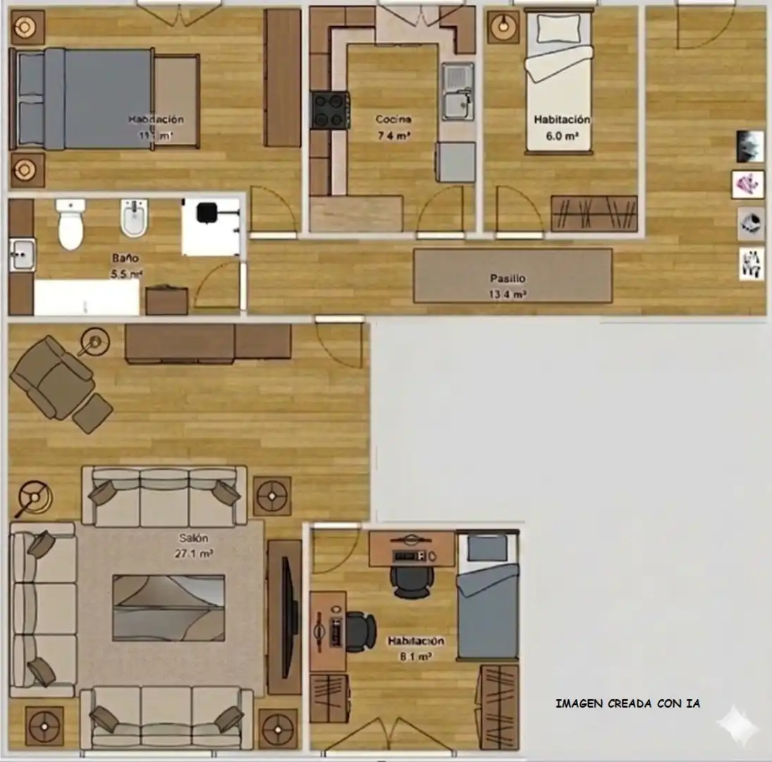 Flat for sale in Torrelavega   with Heating, Parquet flooring and Storage room
