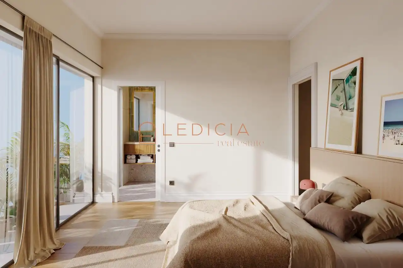 Schlafzimmer von Maisonette zum Verkauf in Vigo  mit Klimaanlage, Heizung und Terrasse