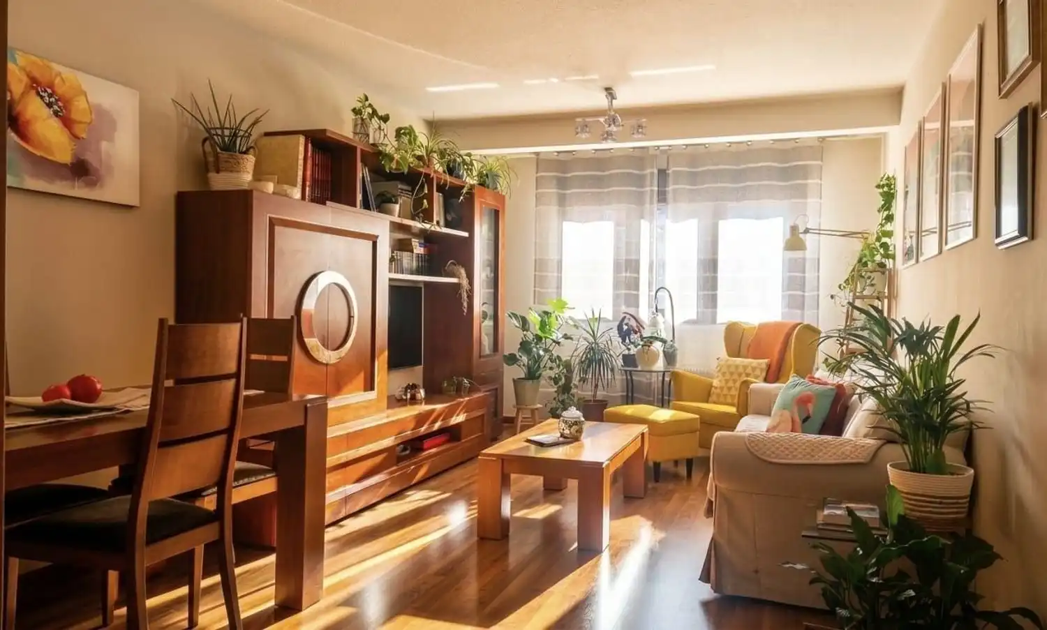 Living room of Flat for sale in Gijón   with Heating and Swimming Pool