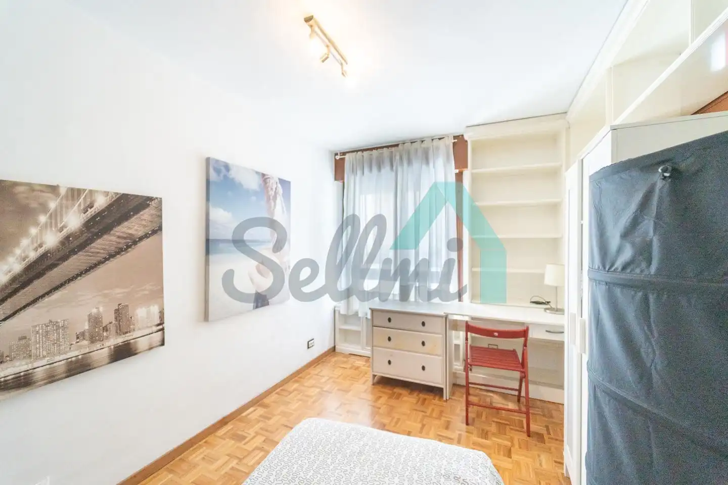 Bedroom of Flat for rent in Oviedo   with Heating, Parquet flooring and Terrace