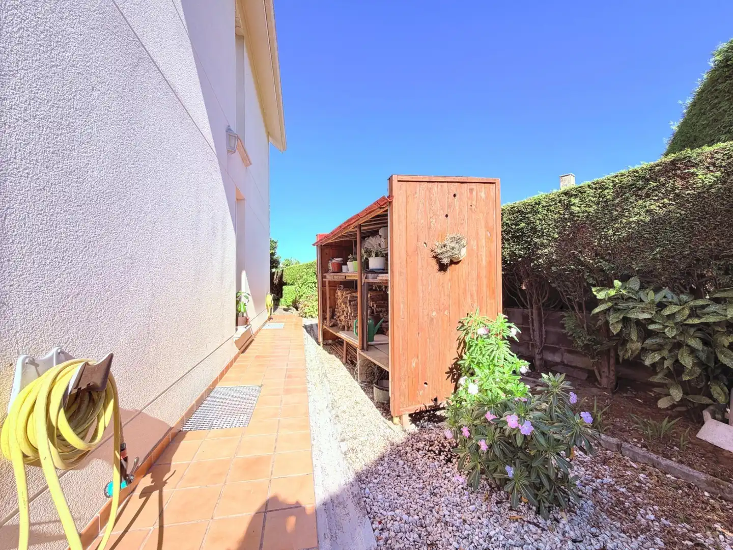 Jardí de Casa o xalet en venda en Oleiros amb Calefacció, Jardí privat i Terrassa