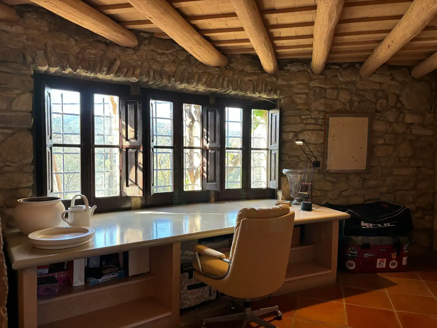 Comedor de Finca rústica en venta en Madremanya con Calefacción, Terraza y Trastero