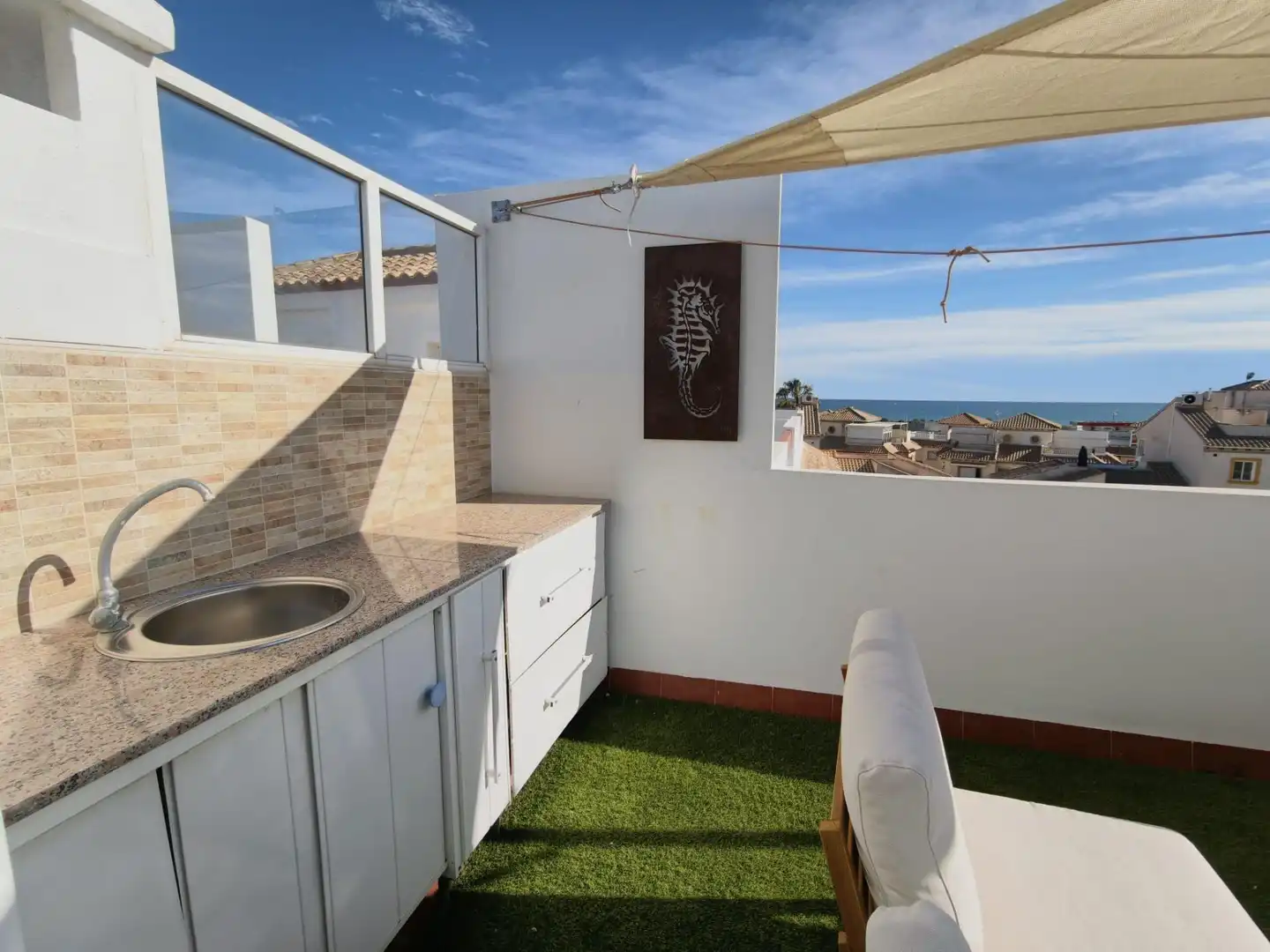 Terrasse von Dachboden zum Verkauf in Orihuela mit Terrasse, Möbliert und Gemeinschaftspool