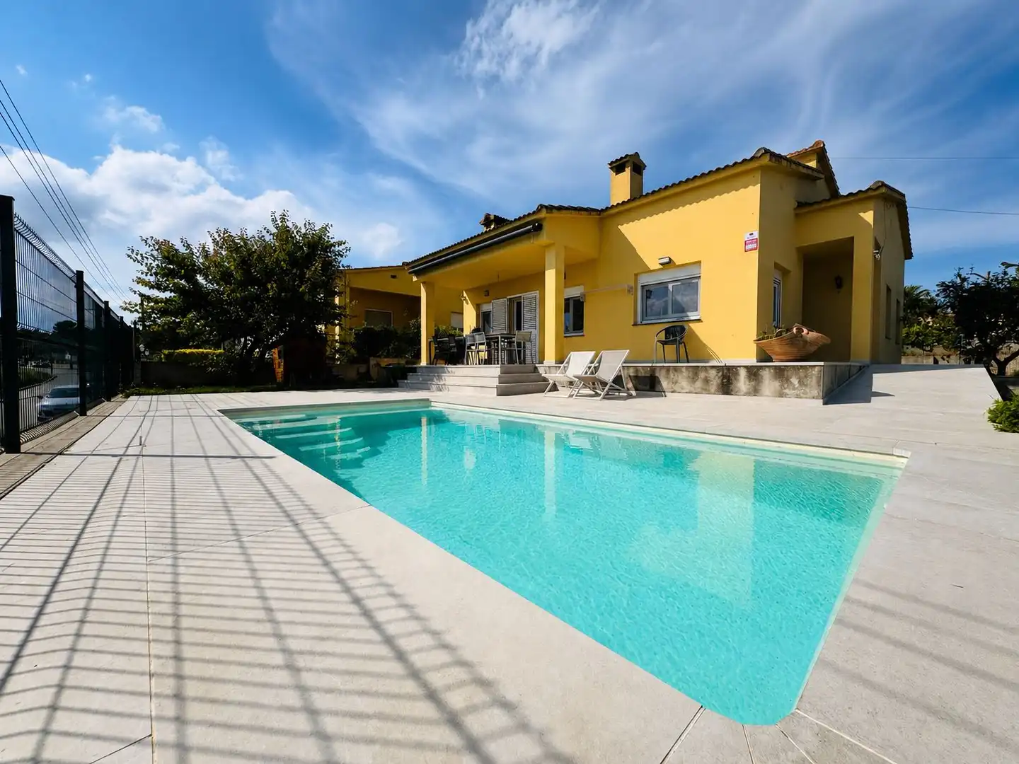 Piscina de Casa o xalet en venda en Bàscara amb Aire condicionat, Jardí privat i Terrassa