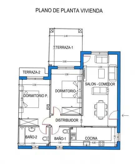 Apartament en venda en Vera amb Aire condicionat, Terrassa i Piscina comunitària