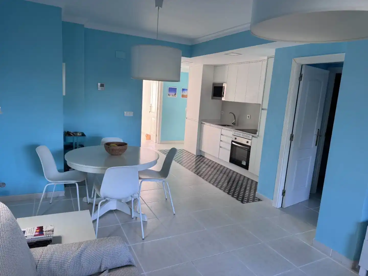 Kitchen of Apartments for rent in Oliva  with Air Conditioner, Swimming Pool and Balcony