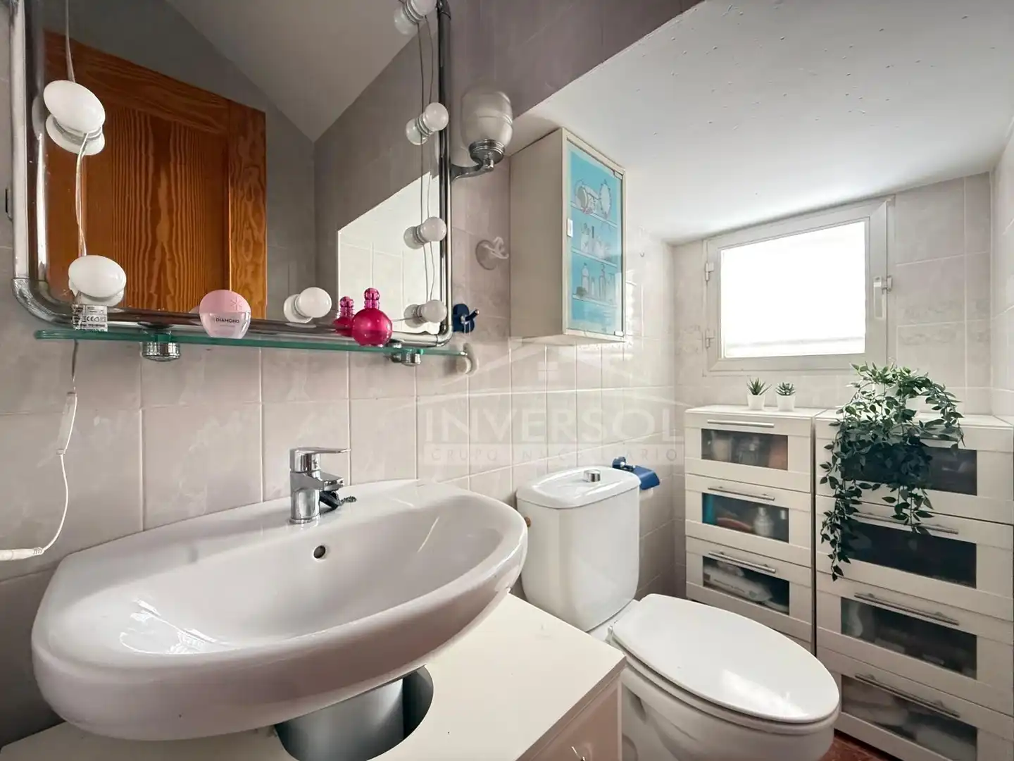 Badezimmer von Einfamilien-Reihenhaus zum Verkauf in El Ejido mit Klimaanlage, Heizung und Abstellraum