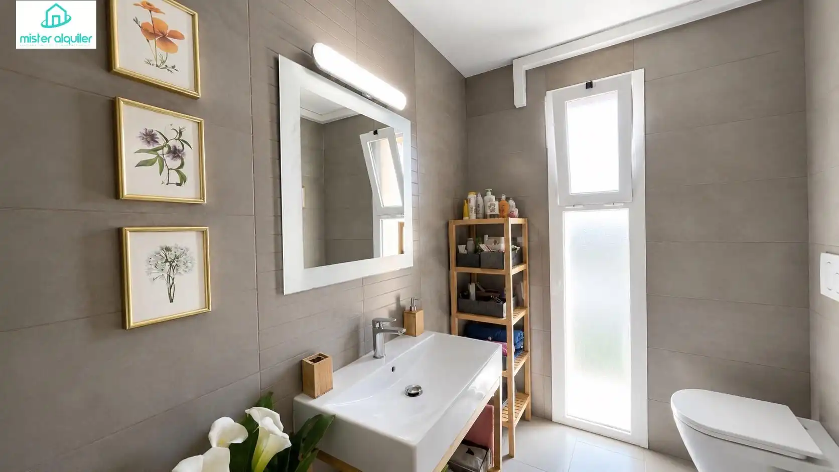 Bathroom of Apartments for rent in El Campello  with Air Conditioner, Heating and Terrace