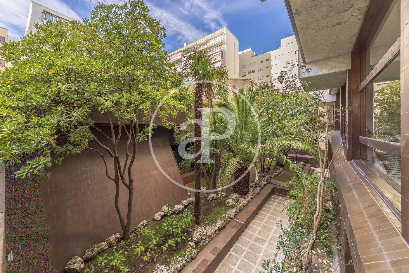 Exterior view of Flat for rent in Madrid  with Air Conditioner, Heating and Private garden