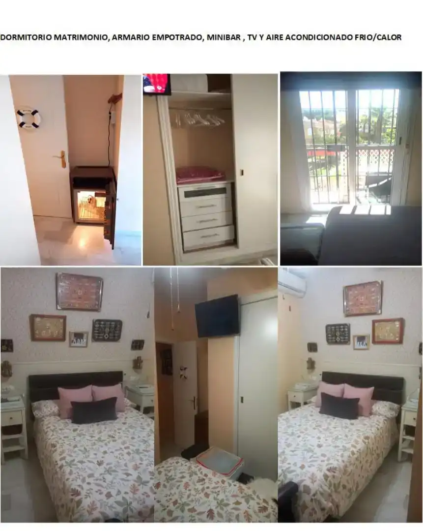 Dormitori de Casa o xalet de lloguer en Islantilla amb Aire condicionat i Balcó