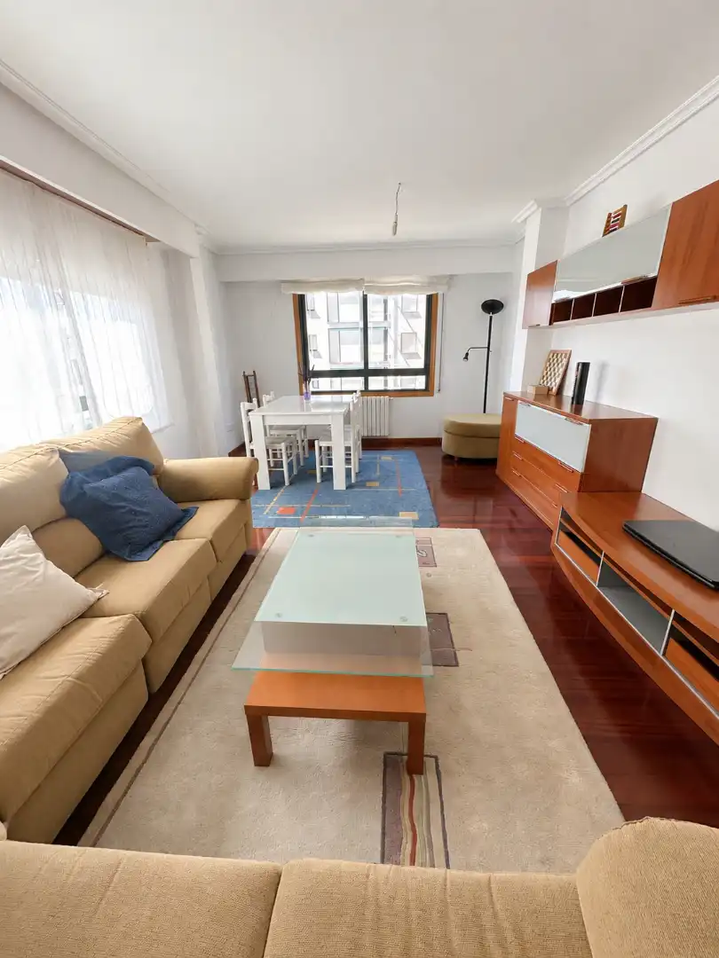 Sala de estar de Piso de alquiler en Ourense Capital  con Calefacción, Parquet y Trastero