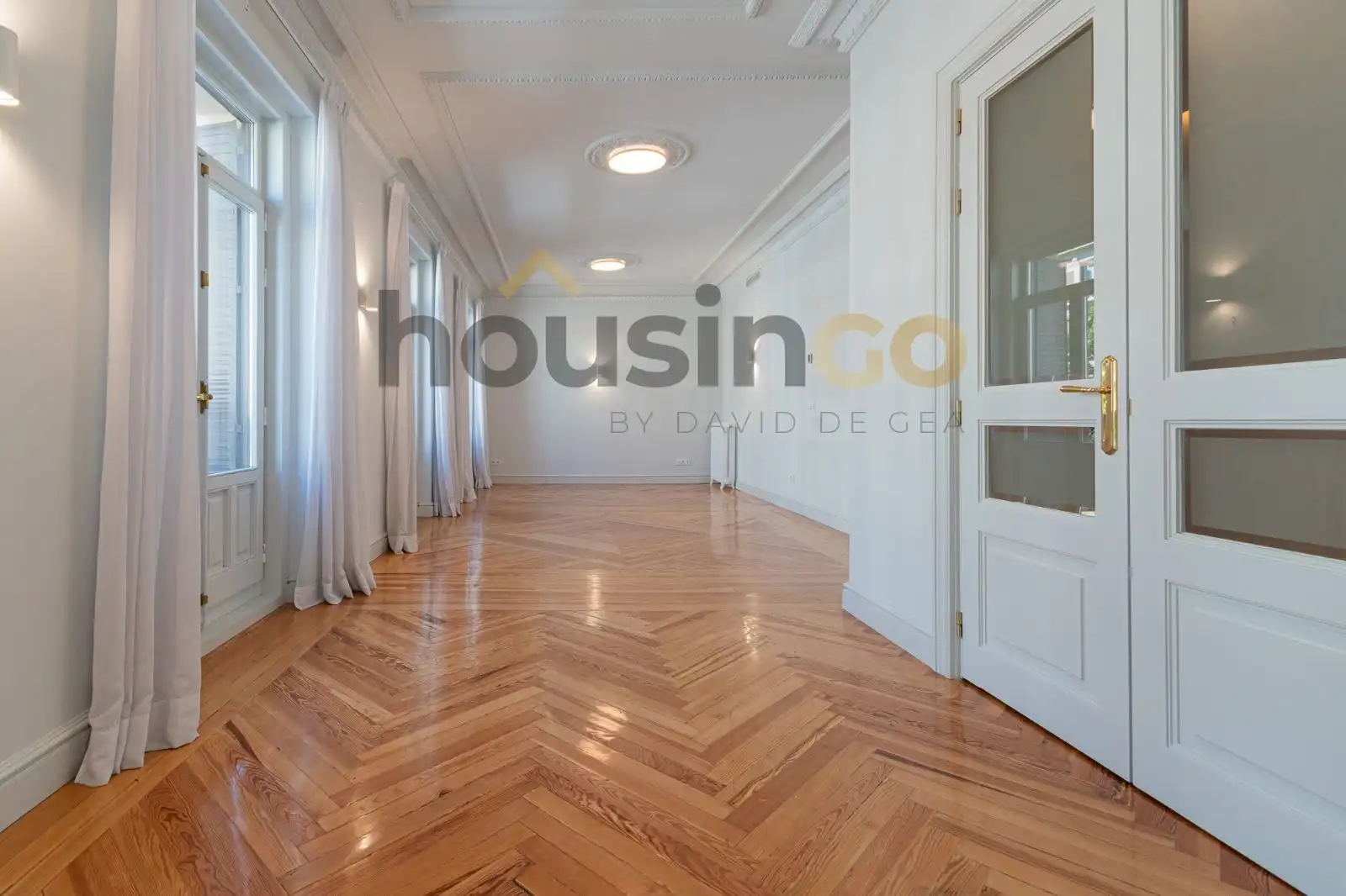 Living room of Flat for rent in Madrid  with Air Conditioner, Heating and Terrace
