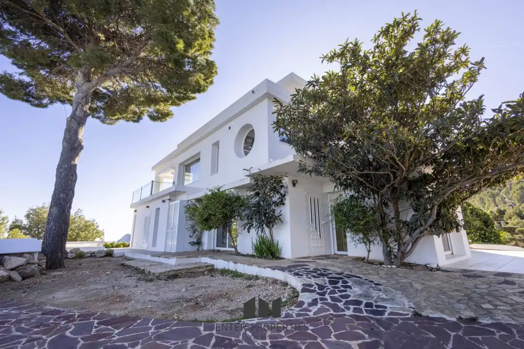 Exterior view of Flat for rent in Calpe / Calp  with Air Conditioner, Heating and Terrace