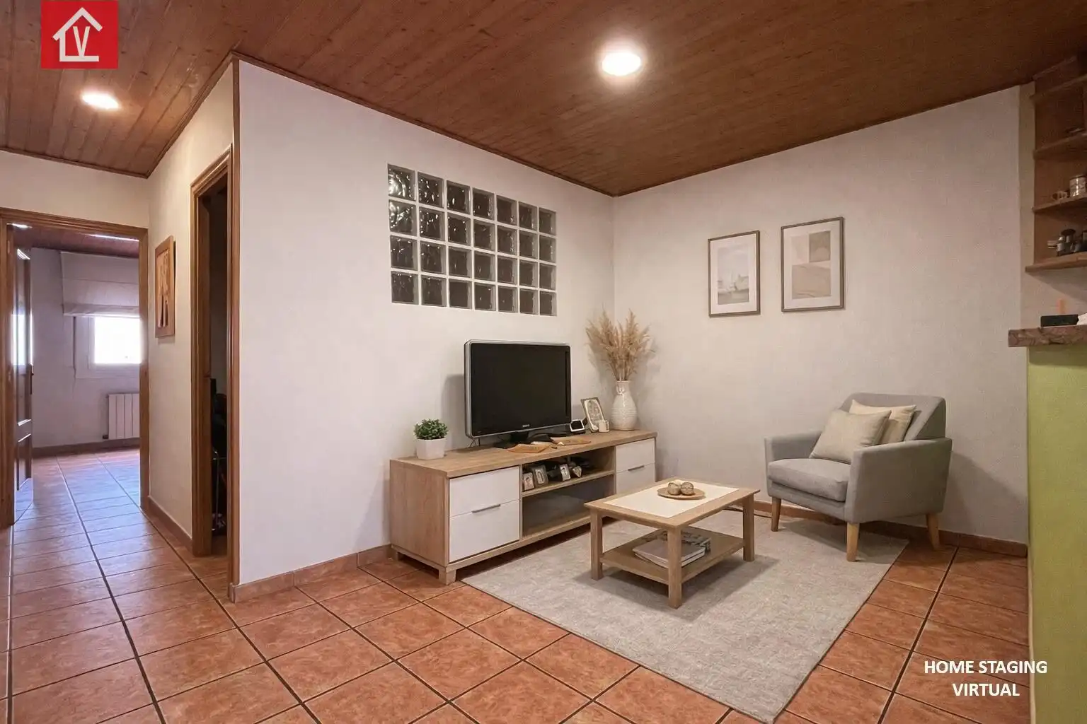 Sala de estar de Piso en venta en Sabadell con Aire acondicionado, Calefacción y Terraza