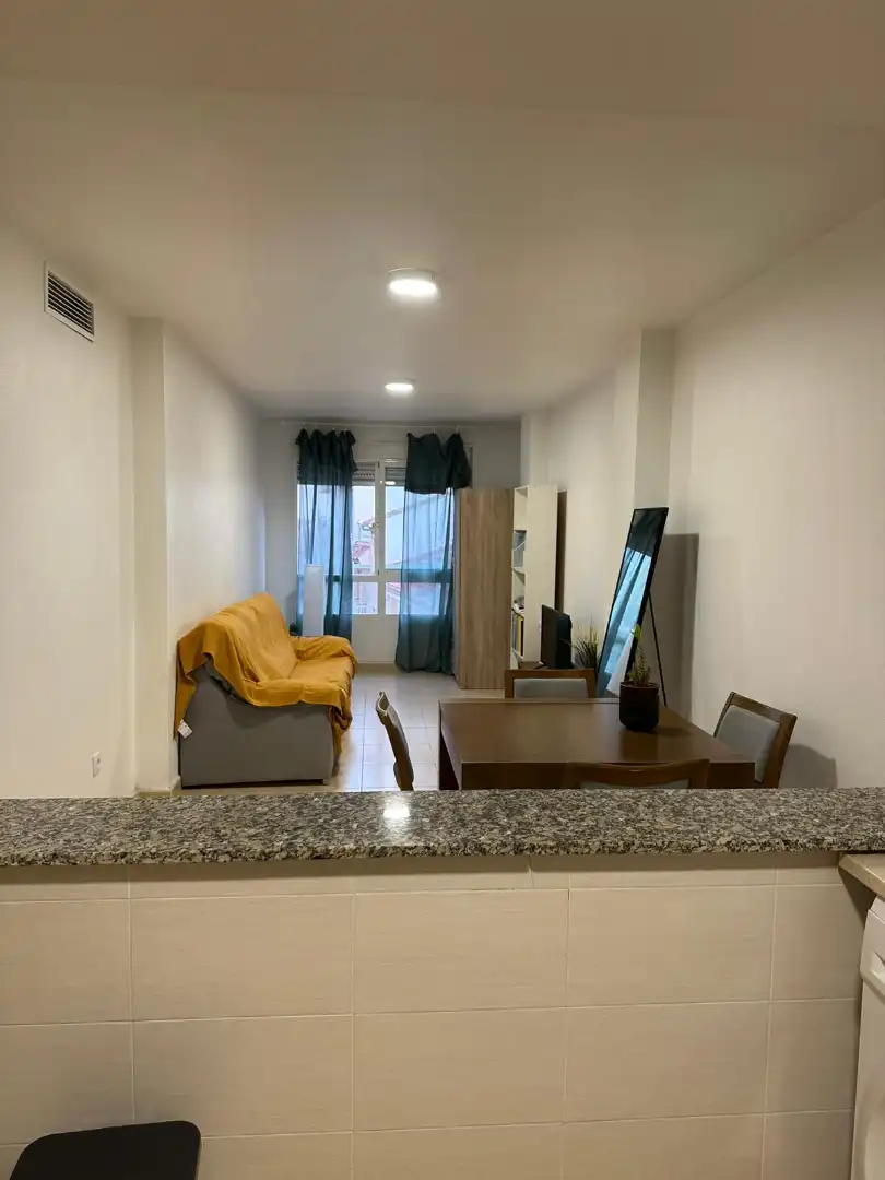 Sala de estar de Apartamento de alquiler en Murcia con Aire acondicionado, Amueblado y Horno