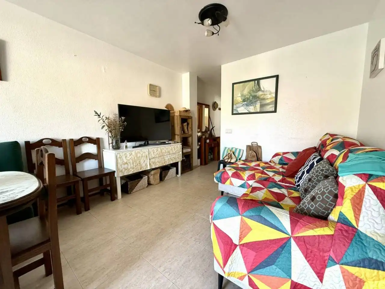 Sala d'estar de Apartament en venda en El Ejido amb Aire condicionat i Terrassa