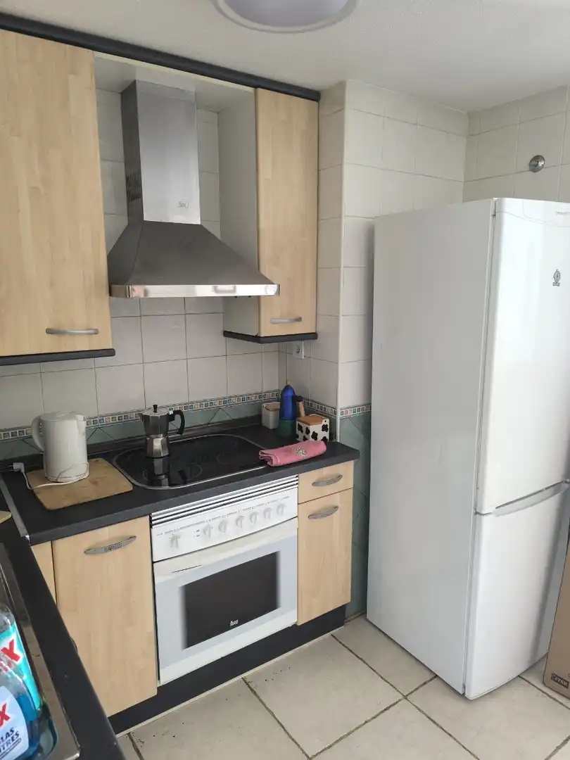 Küche von Wohnung zum Verkauf in Villajoyosa / La Vila Joiosa mit Klimaanlage, Terrasse und Abstellraum