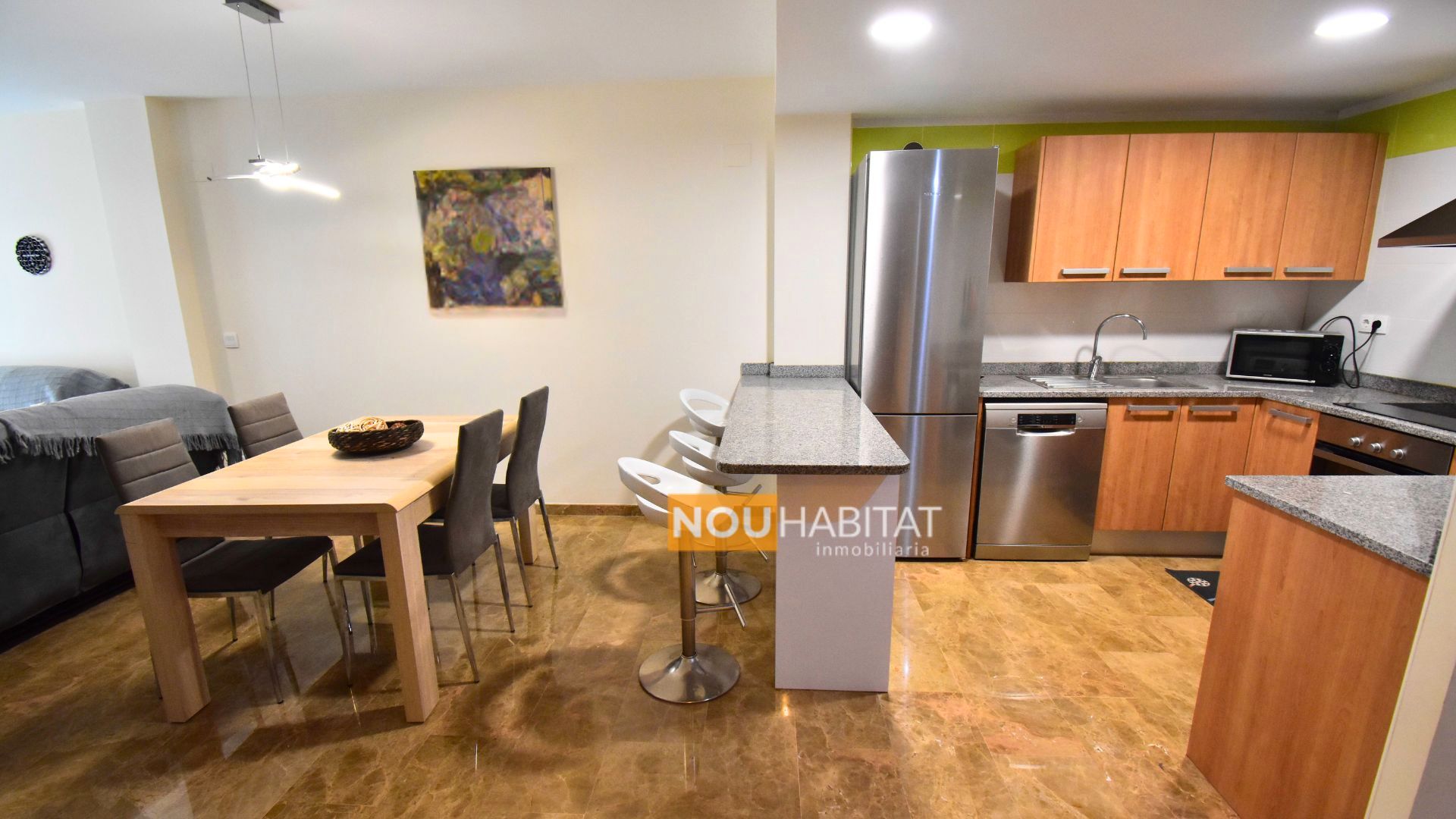 Kitchen of Flat for sale in Montserrat  with Air Conditioner and Storage room